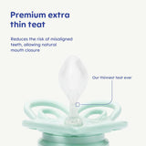 MAM Perfect Soother white 2 pack, imported from the UK