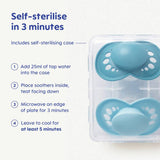 MAM Perfect Soother white 2 pack, imported from the UK