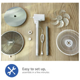Philips white pedestal fan 15 inch (British brand)