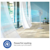 Philips white pedestal fan 15 inch (British brand)