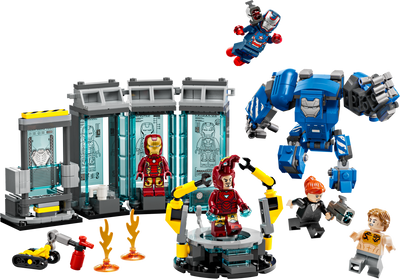 Lego LEGO Iron Man Laboratory Hall of Armor Building Set 384 Pieces 8+- Buy online at McGrocer