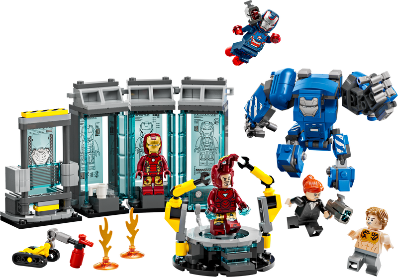 LEGO Iron Man Hall of Armor set 384 pieces, UK version