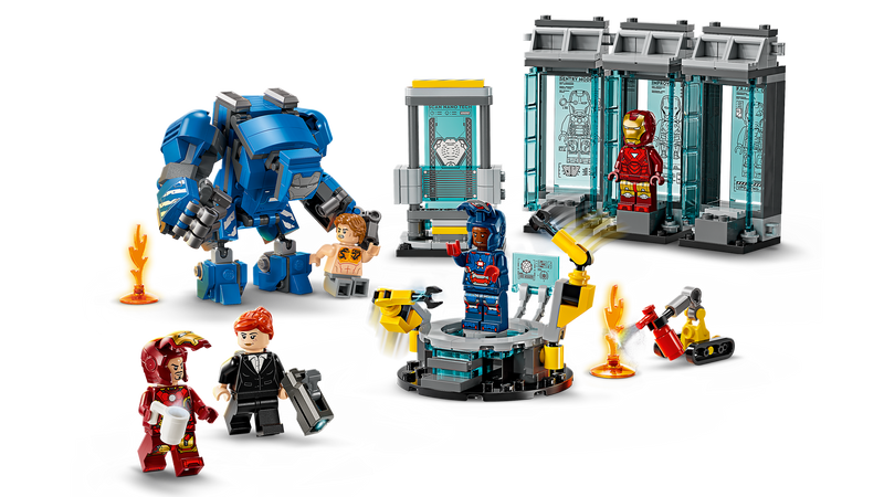 LEGO Iron Man Hall of Armor set 384 pieces, UK version
