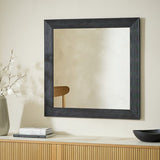 Argos Home black square wall mirror 60x60cm - British product