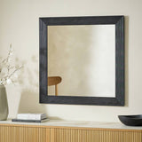 Argos Home black square wall mirror 60x60cm - British product