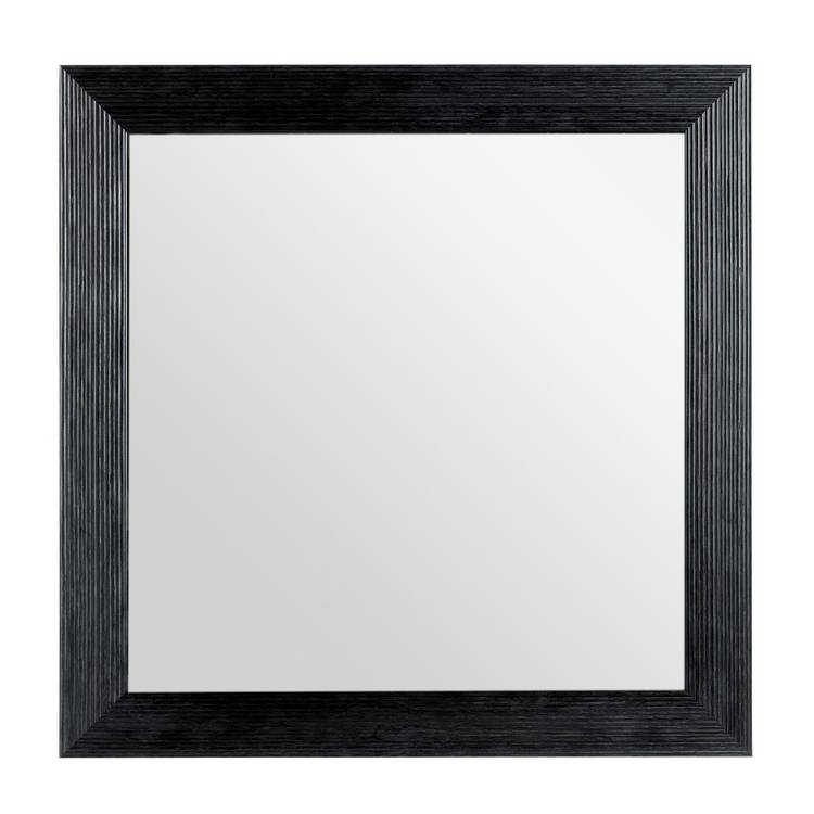 Argos Home black square wall mirror 60x60cm - British product