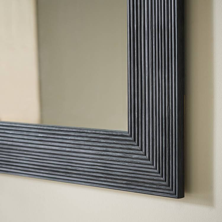 Argos Home black square wall mirror 60x60cm - British product