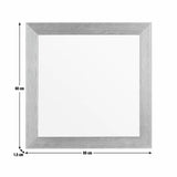 Argos Home black square wall mirror 60x60cm - British product
