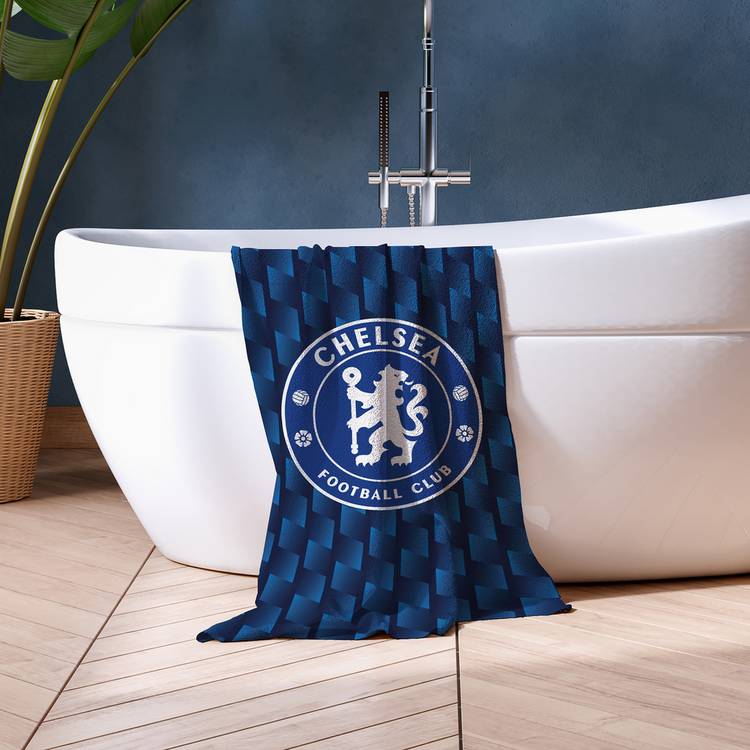 Chelsea FC blue beach towel 150x75cm - British product