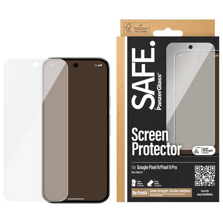 PanzerGlass SAFE screen protector Google Pixel 9 - British product