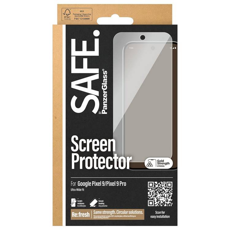 PanzerGlass SAFE screen protector Google Pixel 9 - British product