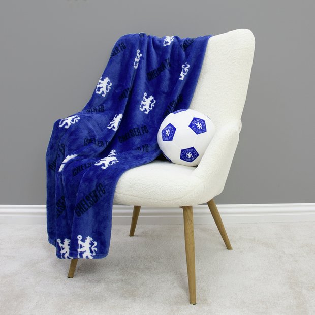 Chelsea FC fleece throw blue 100x150cm - British product