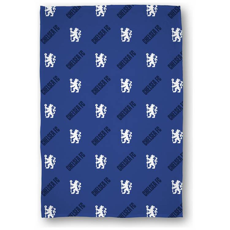 Chelsea FC fleece throw blue 100x150cm - British product