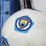 Manchester City football cushion white 25cm - British product