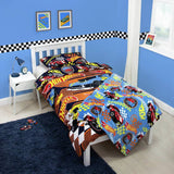 Hot Wheels fleece throw blue 100x150cm - British product