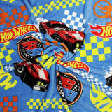 Hot Wheels fleece throw blue 100x150cm - British product