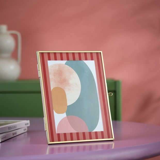 Habitat picture frame pink and red 5x7 - British product