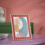 Argos Habitat Pink & Red Metal Photo Frame 5x7 Inches- Buy online at McGrocer