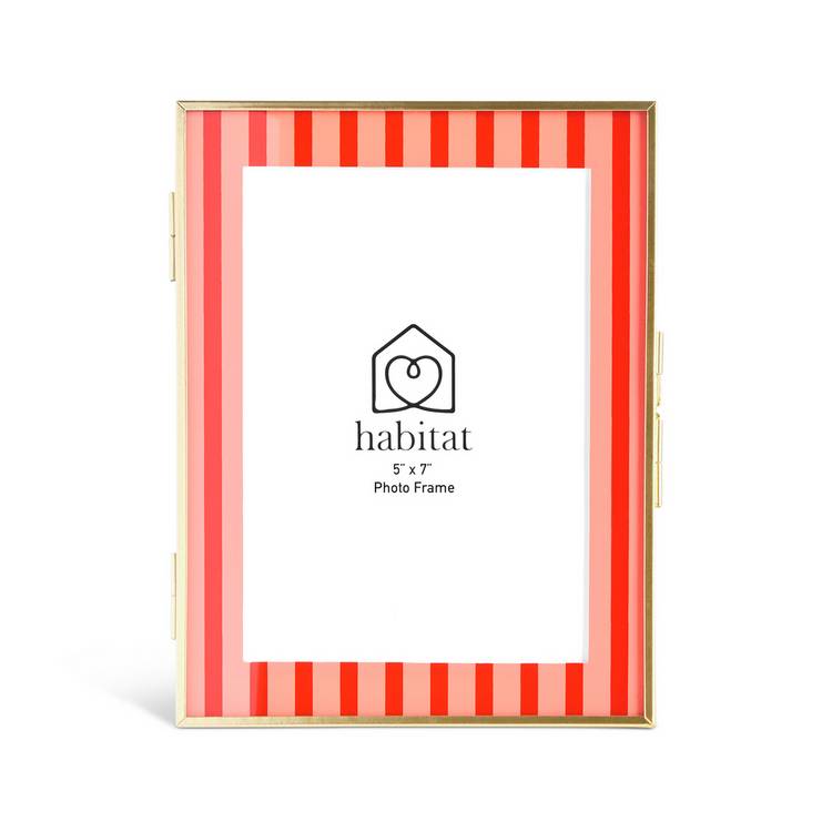 Habitat picture frame pink and red 5x7 - British product