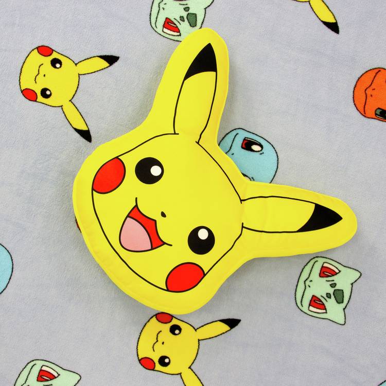 Pokémon Pikachu shaped cushion 35x35cm, UK version