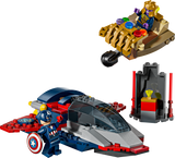 Lego LEGO Captain America vs Thanos Space Battle Set 107 Pieces Building Kit- Buy online at McGrocer