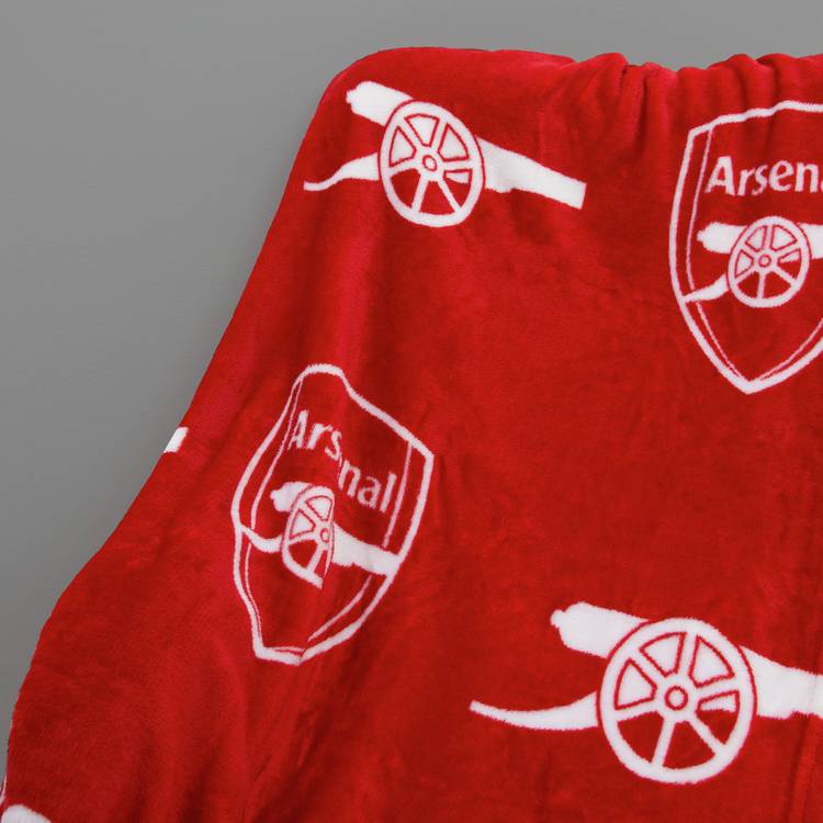 Arsenal FC fleece throw red 100x150cm, imported from the UK