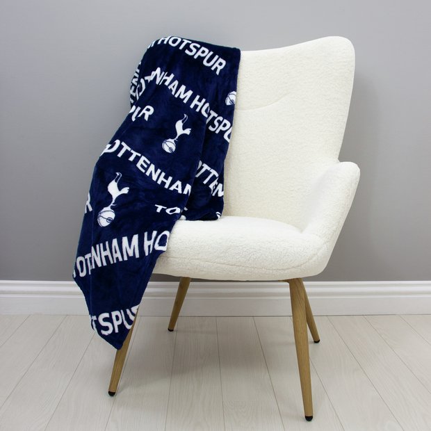Tottenham Hotspur fleece throw dark blue 100x150cm - British product