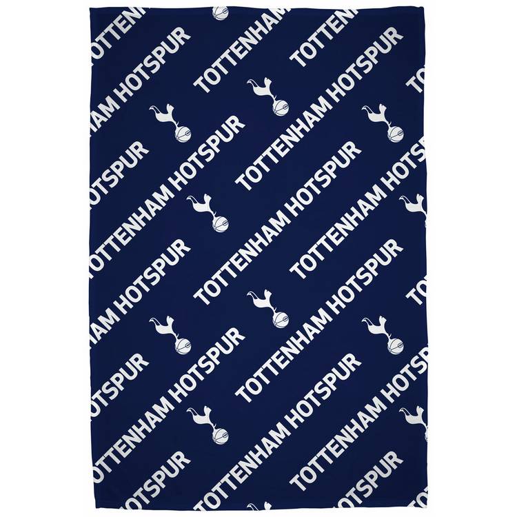 Tottenham Hotspur fleece throw dark blue 100x150cm - British product