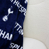 Tottenham Hotspur fleece throw dark blue 100x150cm - British product