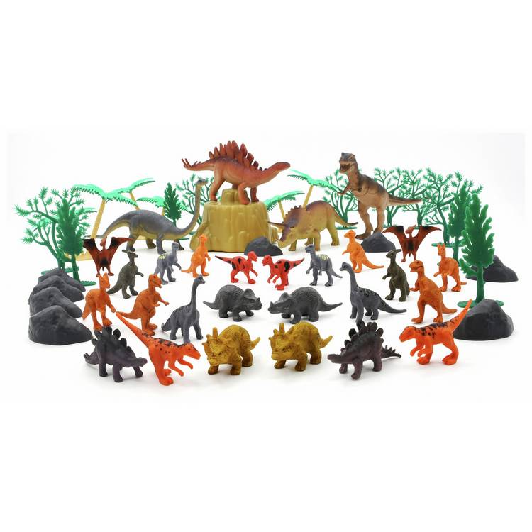 Chad Valley dinosaur playset 50 pieces bucket (British brand)