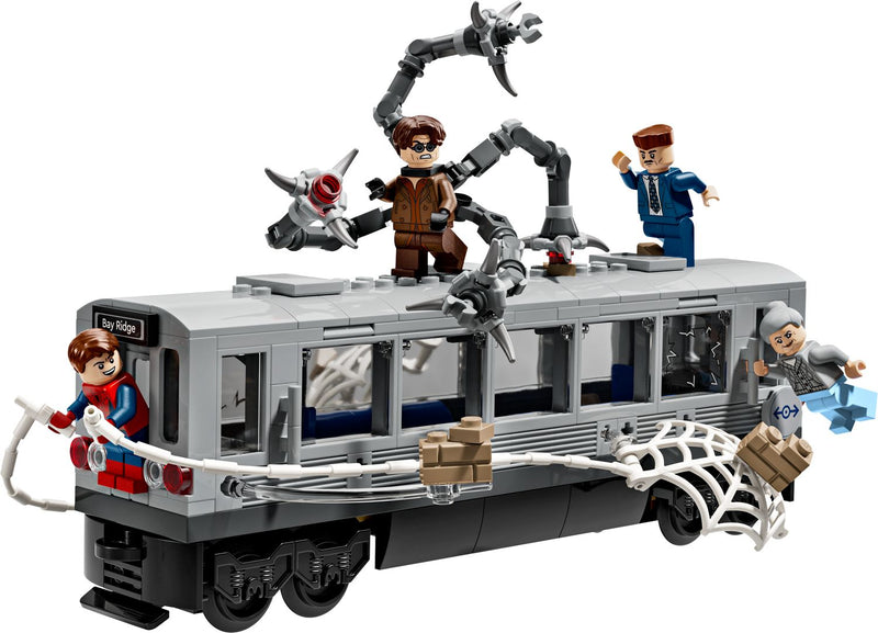 LEGO Spider-Man vs Doc Ock subway train set 393 pieces - British product