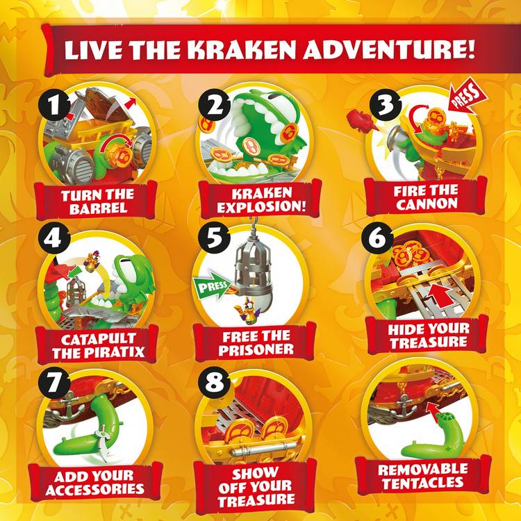 Piratix Kraken Ship Figure toy (British brand)