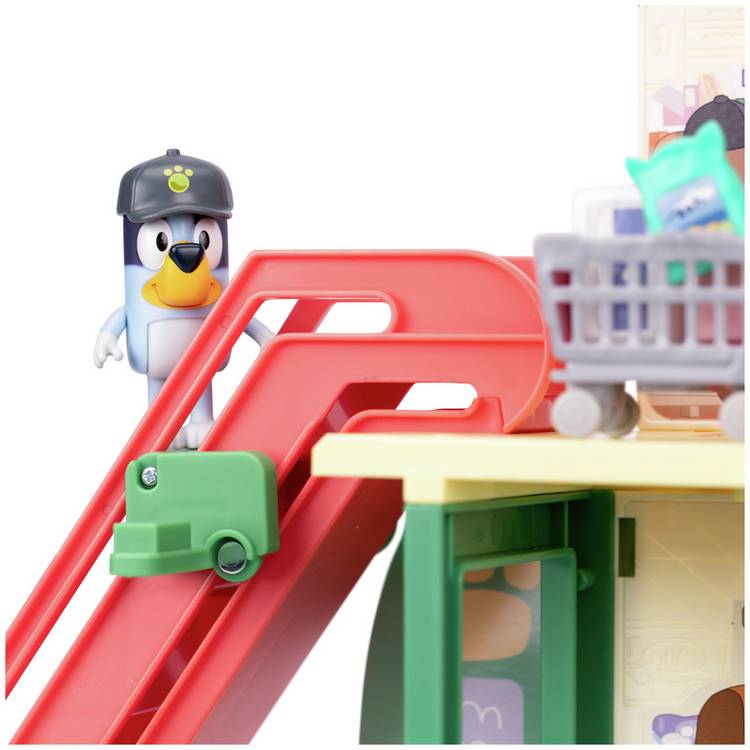 Bluey Supermarket Playset with exclusive figures (British brand)