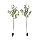 Argos Home light up faux olive branches set of 2 (British brand)