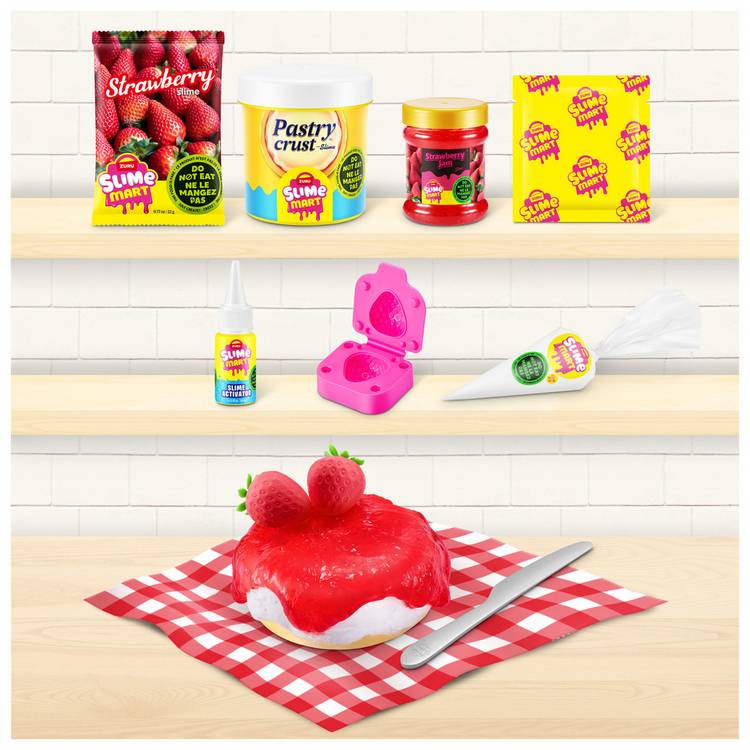 Zuru Slime Mart strawberry cheesecake slime kit, imported from the UK
