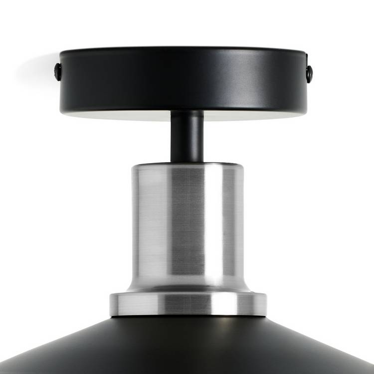 Argos Home Pixie flush ceiling light black, UK version
