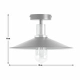 Argos Home Pixie flush ceiling light black, UK version