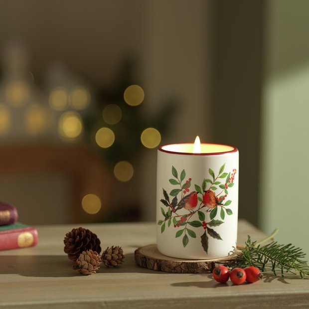 Argos Home Christmas Spice candle 9cm, UK version
