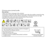 Argos Home Christmas Spice candle 9cm, UK version
