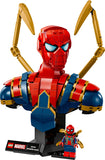 LEGO Iron Spider-Man Bust Marvel Model, imported from the UK