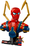LEGO Iron Spider-Man Bust Marvel Model, imported from the UK
