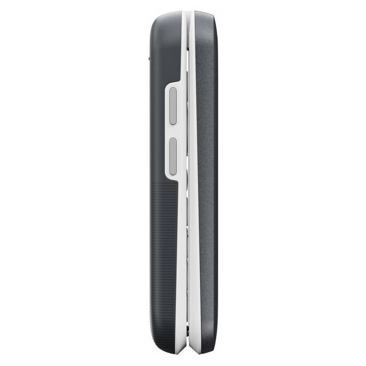 Vodafone Doro Leva L30 flip phone graphite and white (British brand)
