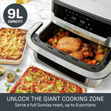 Tefal Easy Fry dual air fryer 9L, imported from the UK