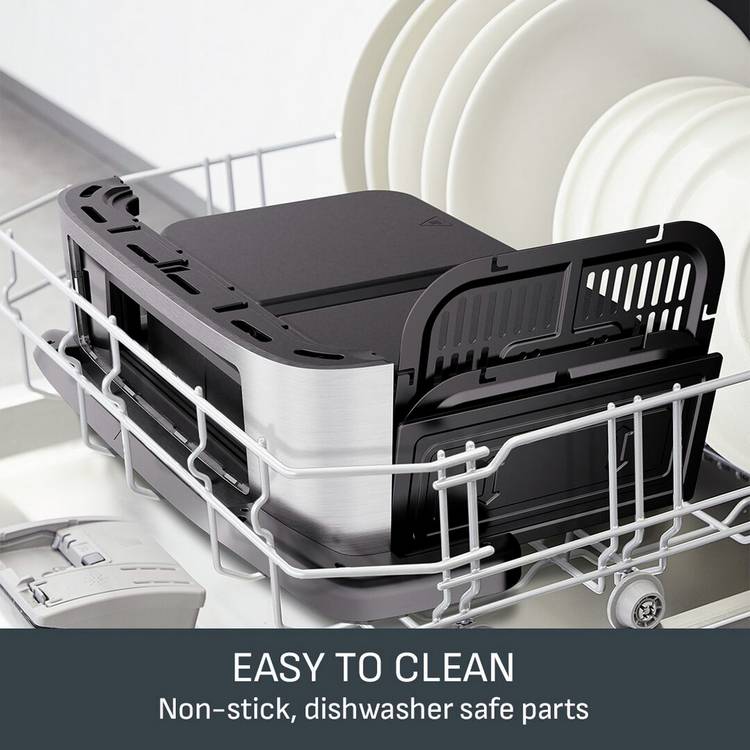 Tefal Easy Fry dual air fryer 9L, imported from the UK