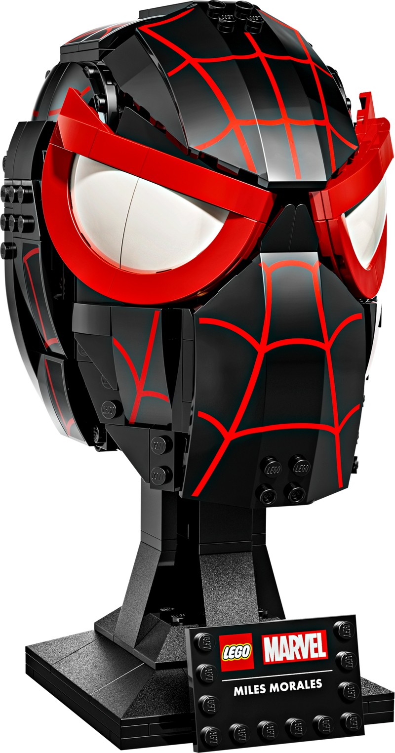 LEGO Miles Morales Mask Buildable 487 Pieces, imported from the UK