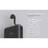 Juice 12000mAh portable power bank black (British brand)