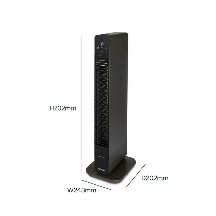 Dimplex ThermaFlex convector heater 2.2kW, UK version