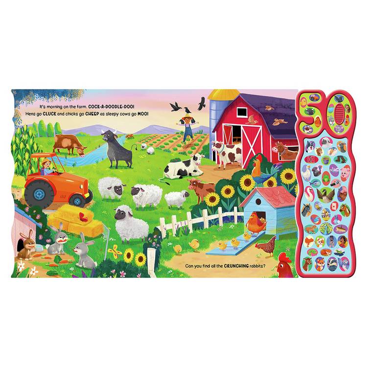 Igloo Books Noisy Farm 50 sounds book, imported from the UK