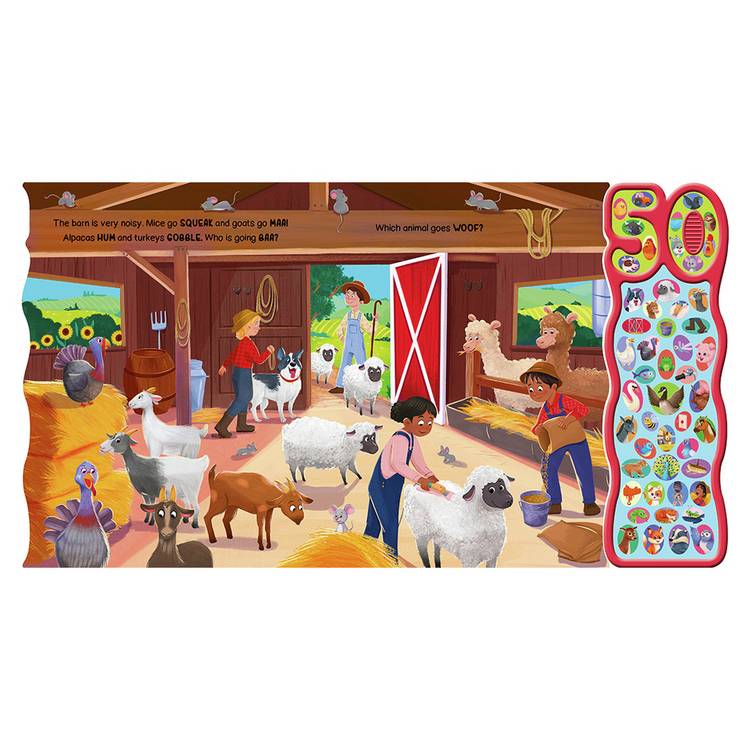 Igloo Books Noisy Farm 50 sounds book, imported from the UK