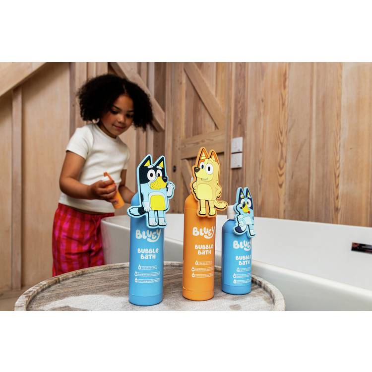 Bluey Bubble Bath Set with toppers, UK version